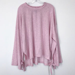 Mossimo Pink Oversized Sleeves Knit Top Sz XXL